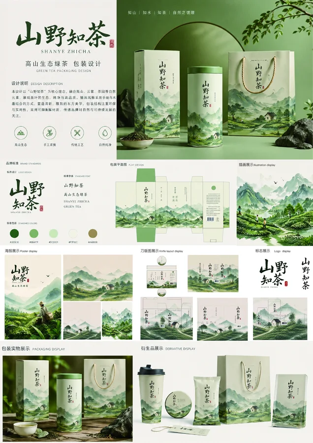 山野知茶 · 应用与成品 13