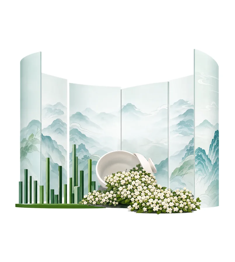 福州茉莉花展美陈 · 应用与成品 4