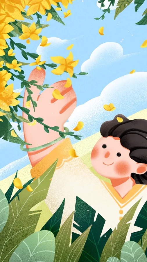 仰望四季 · 节气插画 · 插画与设计 11