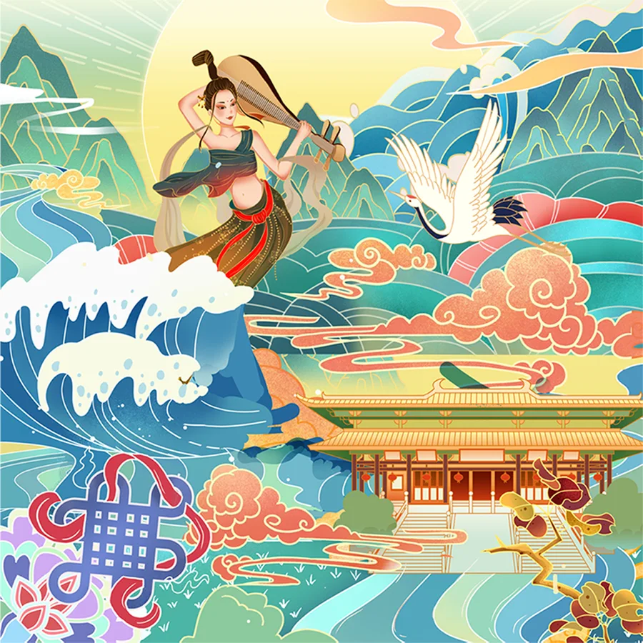 梦入敦煌 · 插画与设计 3