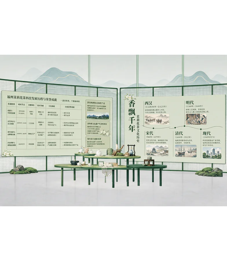 福州茉莉花展美陈 · 应用与成品 3